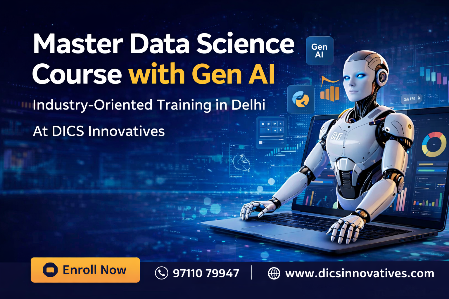 Learn Data Science Course with Gen AI in Pitampura, Delhi