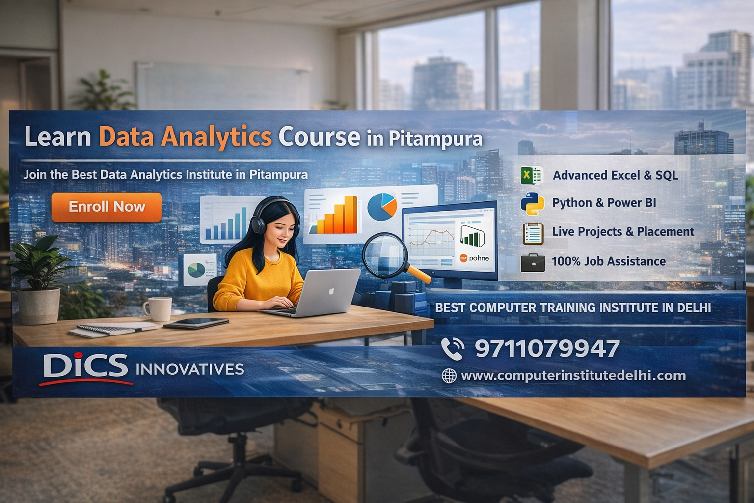 Learn Data Analytics Course in Pitampura