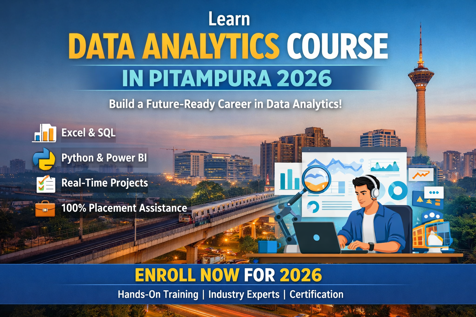 Learn Data Analytics Course in Pitampura 2026
