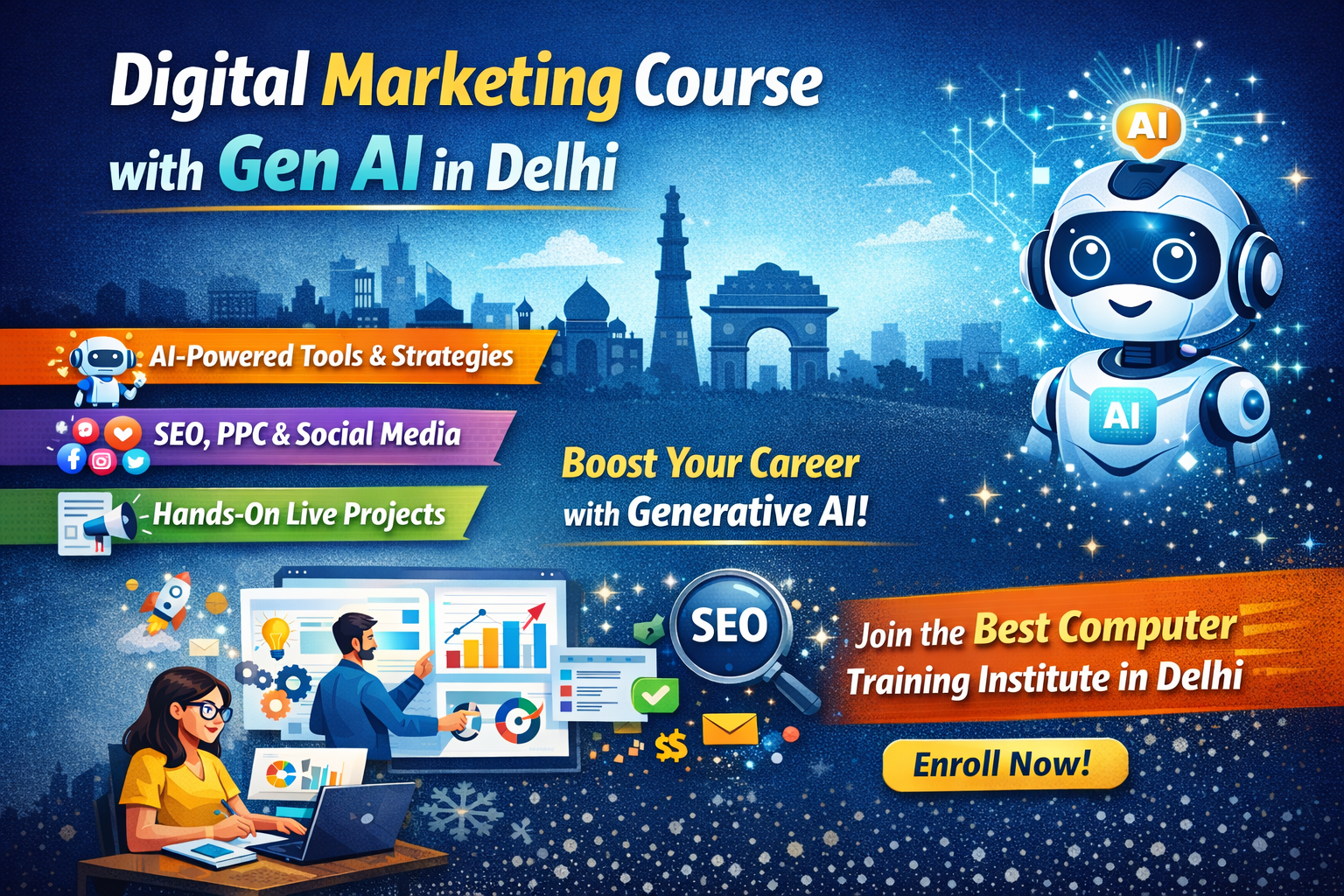 Digital Marketing Course with Gen AI in Delhi