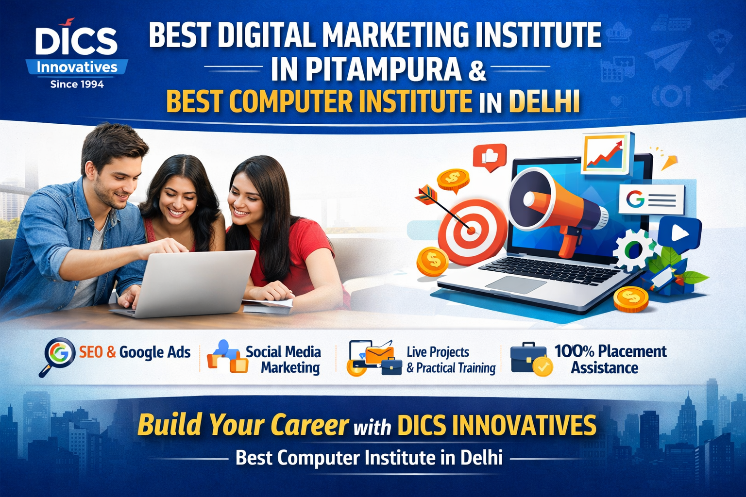 the best digital marketing institute in Pitampura