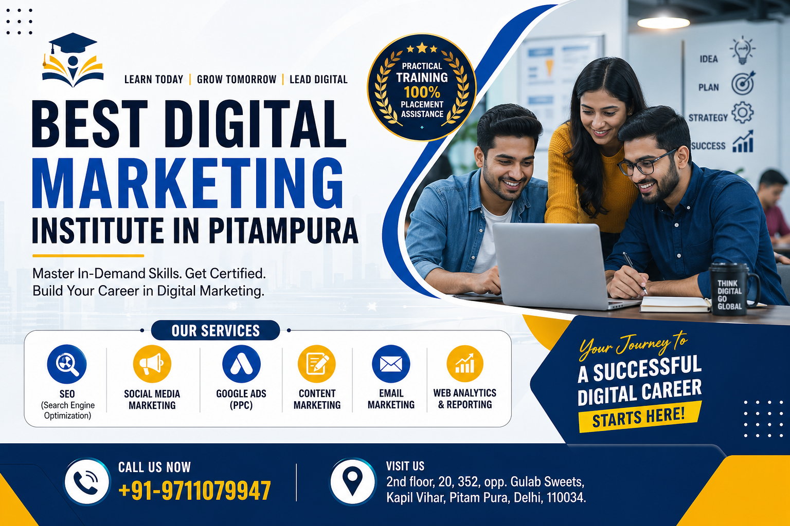 Best Digital Marketing institute in Pitampura