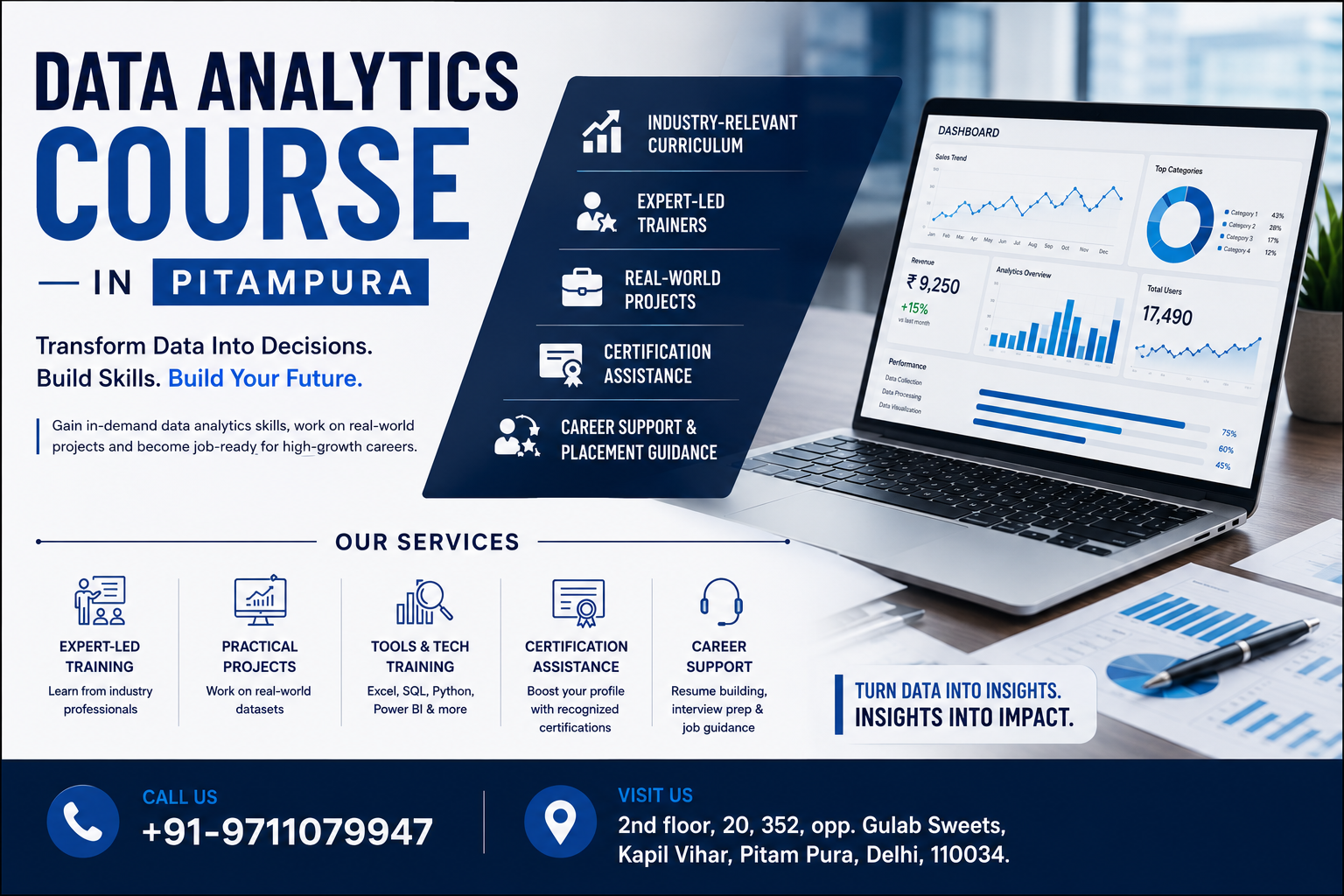 Data Analytics course in Pitampura