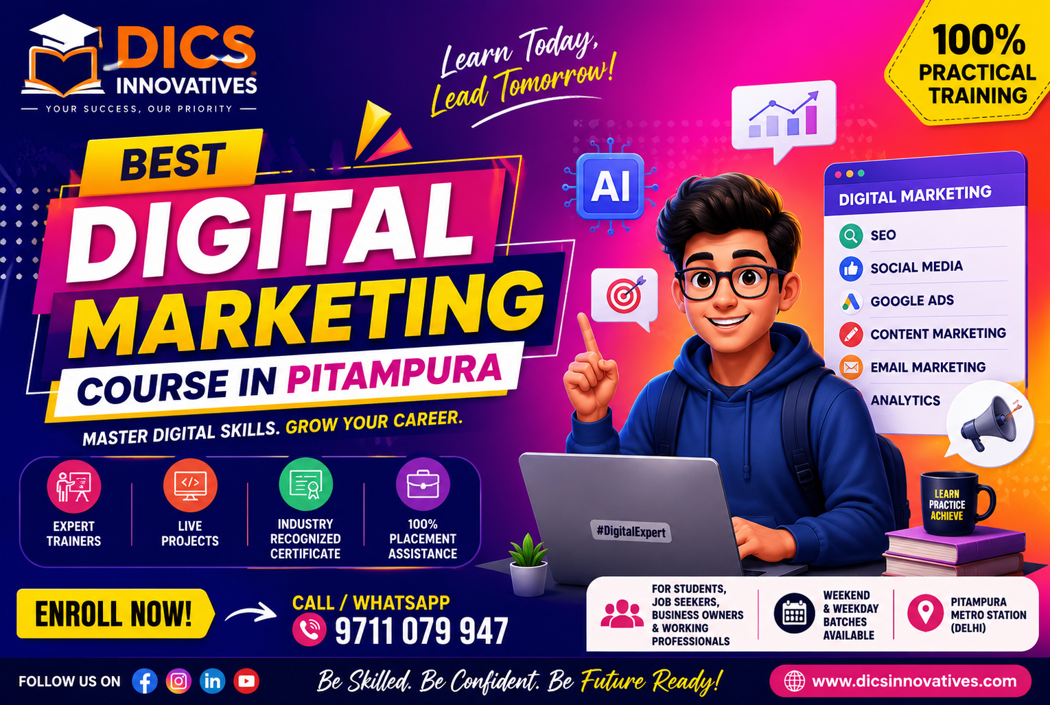 Digital Marketing course in Pitampura