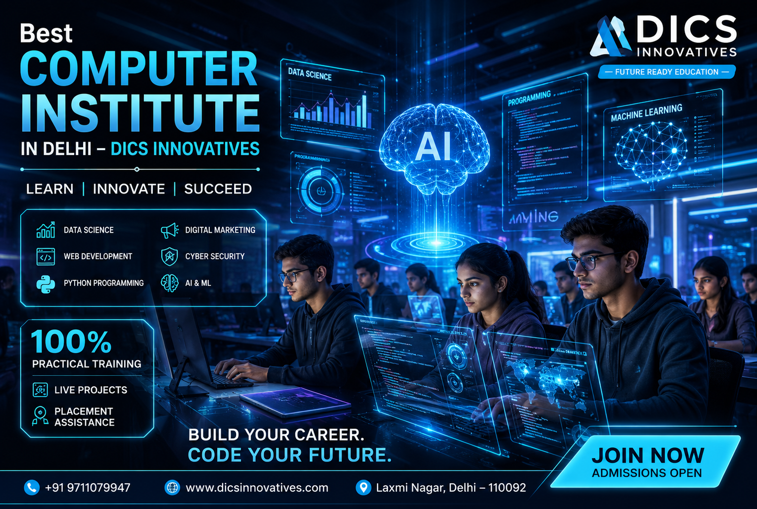 best computer institute in Delhi