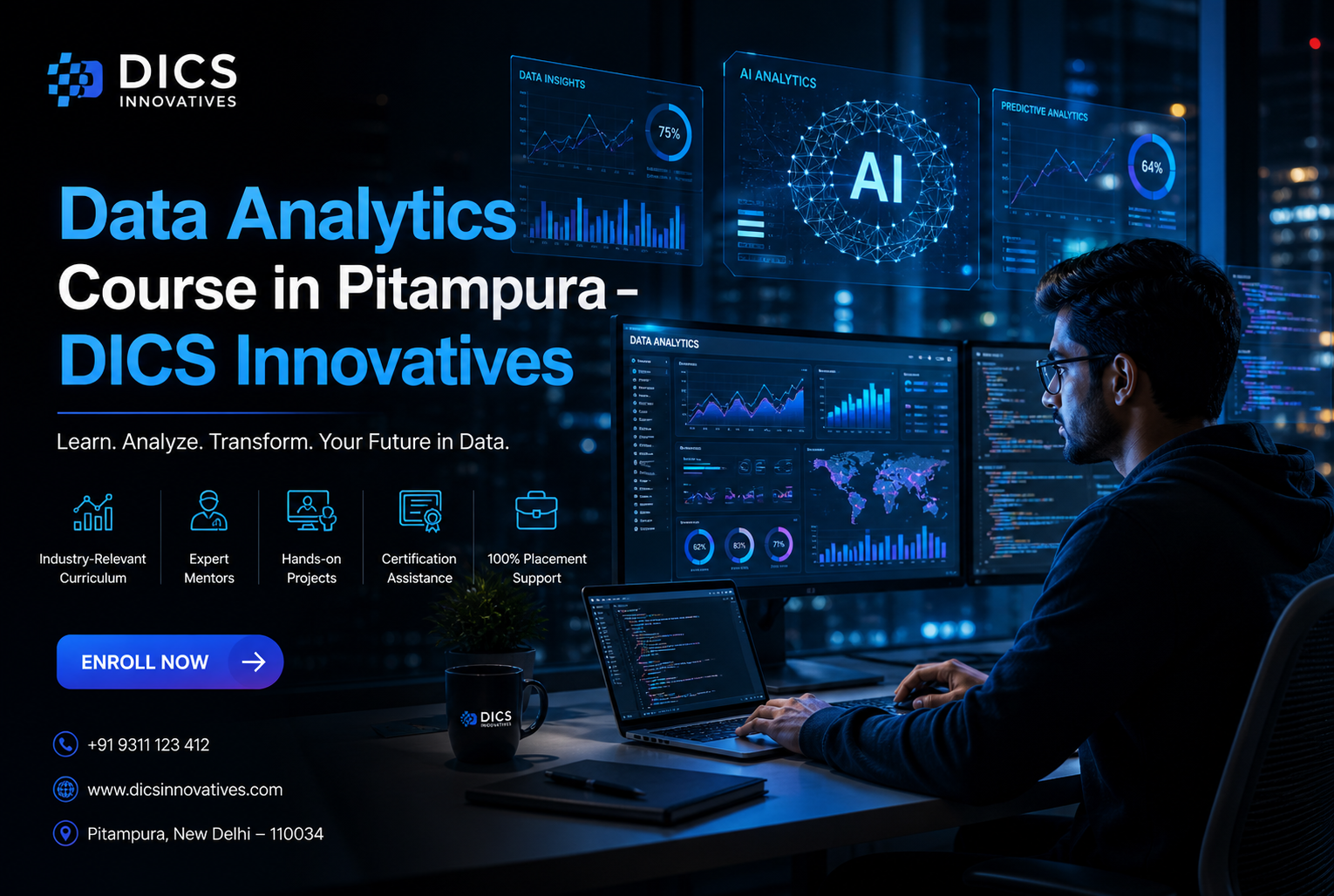 Best Data analytics institute in pitampura