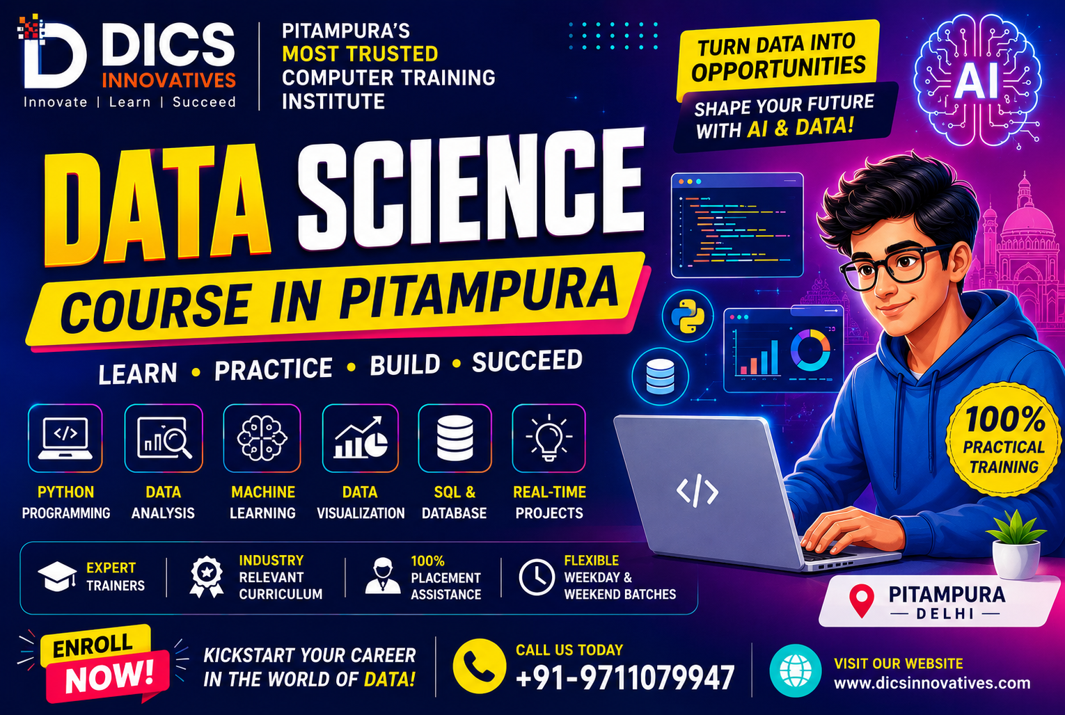 Data Science Course in Pitampura | DICS Innovatives Delh