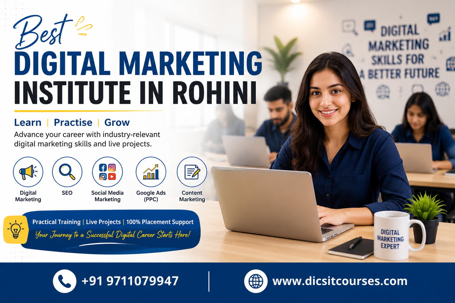 Best Digital Marketing Institute in Rohini