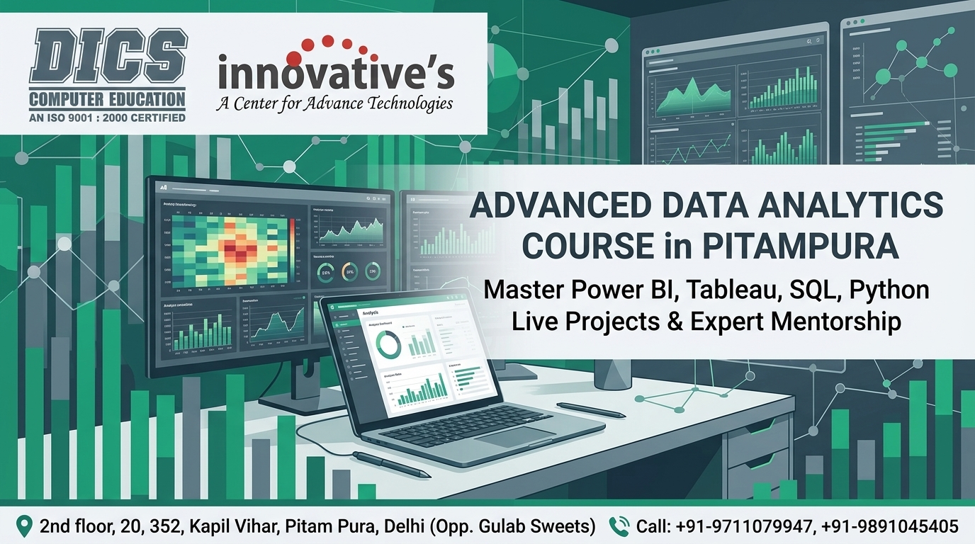 Build Your Career with Data Analytics in Pitampura - Dics Delhi