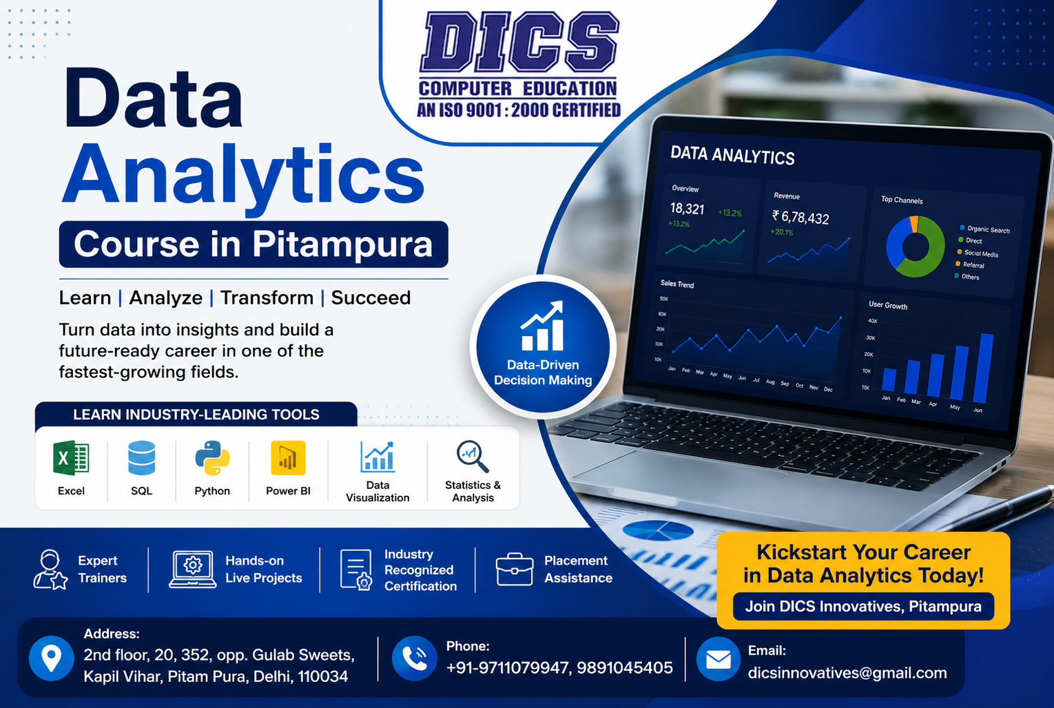 Data Analytics Course in Pitampura