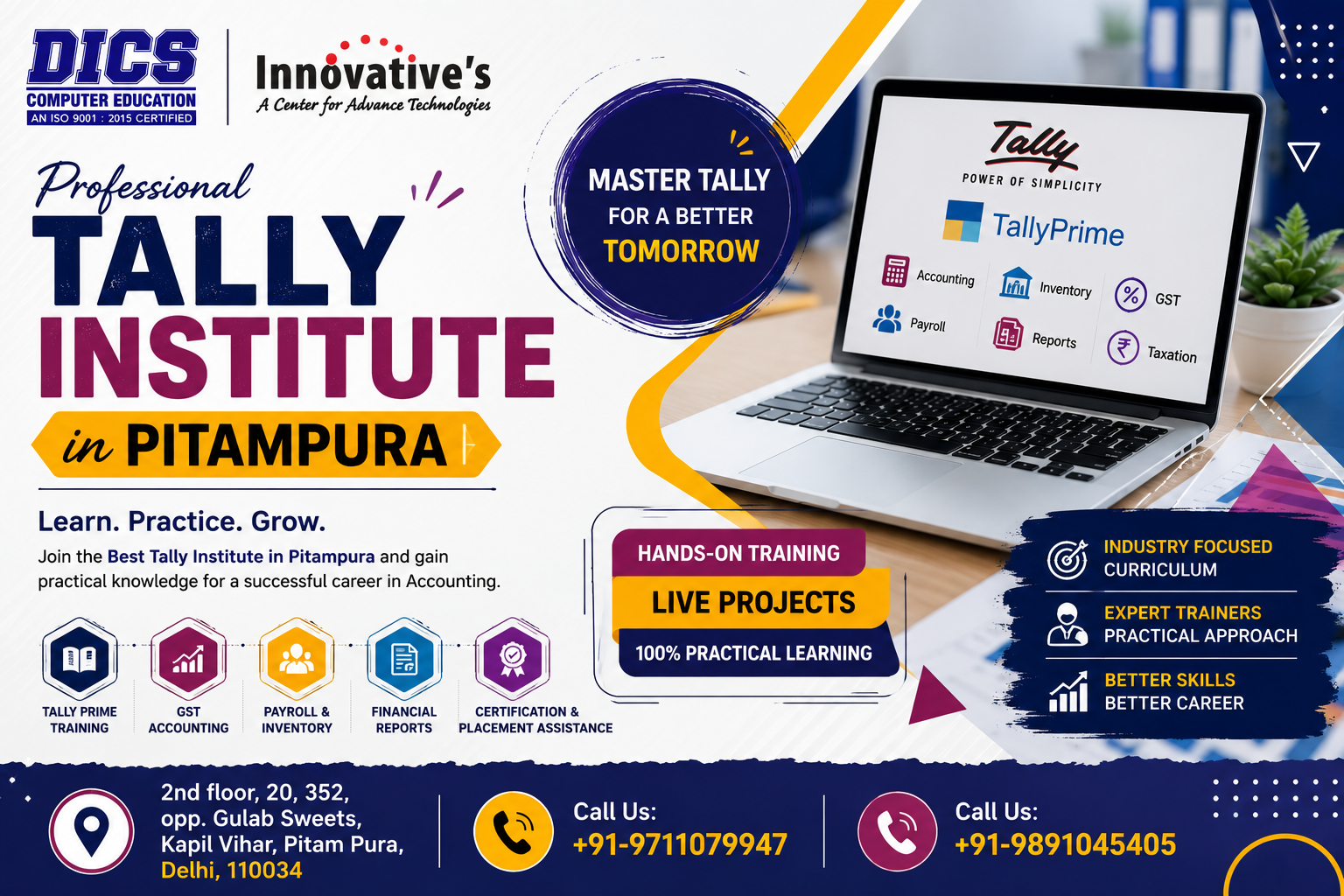 Launch Your Career with Tally Course in Pitampura 2026