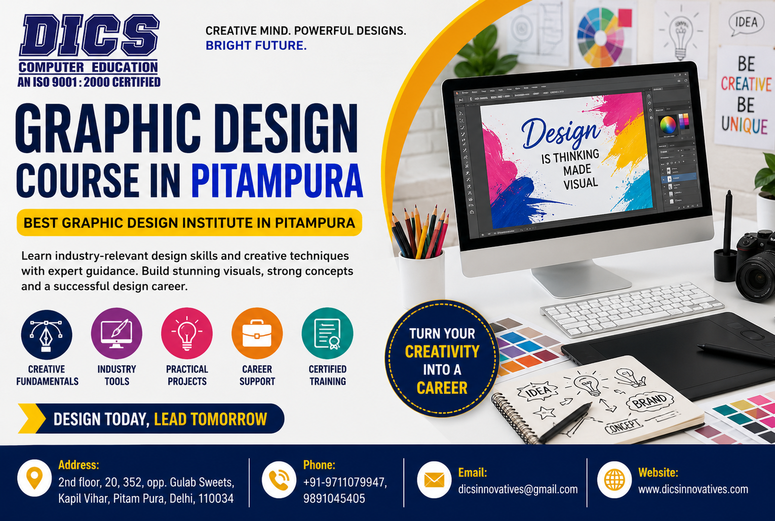 Best Graphic Design Institute in Pitampura for Career Growth