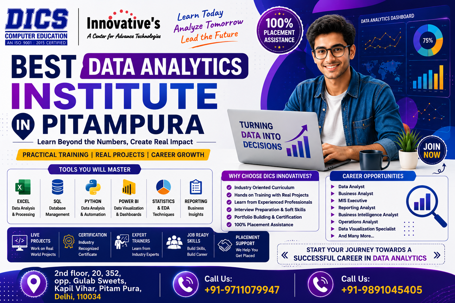 Learn Data Analytics in Pitampura Build Future Ready Skills