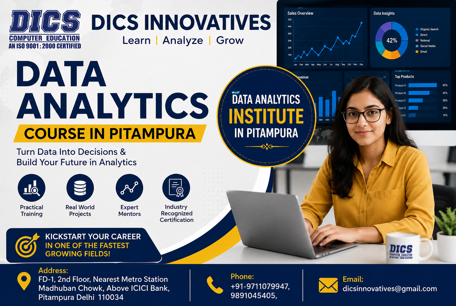Master Data Analytics with Industry Skills | DICS INNOVATIVES