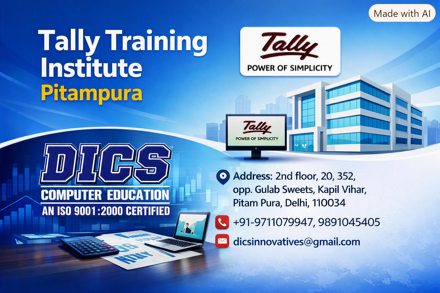 Tally Course in Pitampura: Syllabus, Skills and Career Opportunities