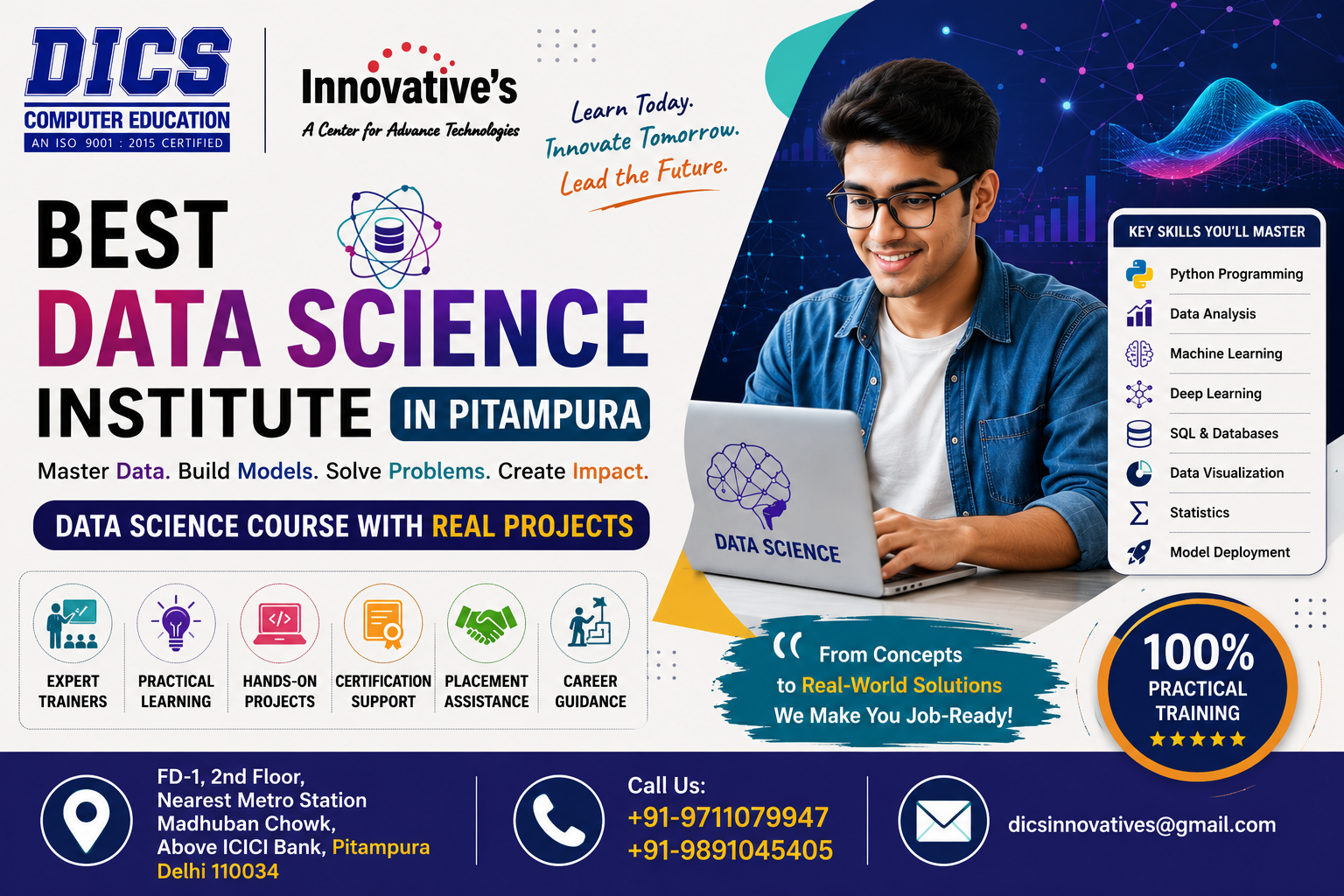 Best Data Science Institute in Pitampura for Career Growth