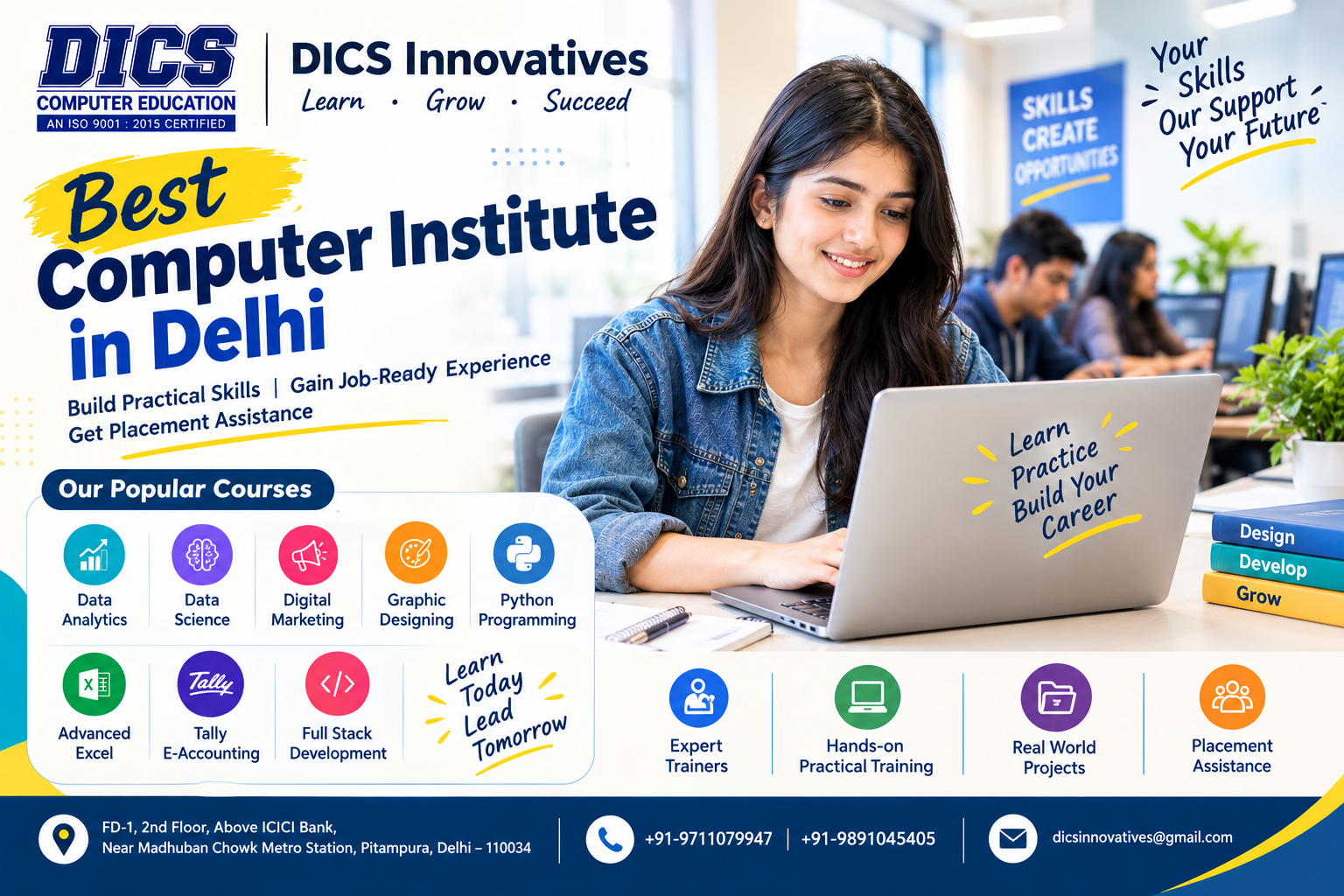 Best Computer Institute in Delhi for Practical and Career-Focused Learning